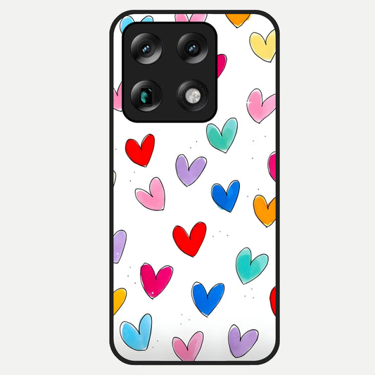  Playful Love Doodles Glass Case For Moto Signature back cover – full design glossy printed glass finish