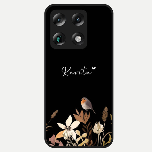  Quiet Garden Tune Custom Name Glass Case For Moto Signature back cover – full design glossy printed glass finish