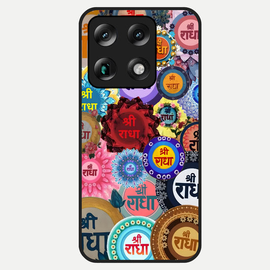  Radha Divine Bloom Glass Case For Moto Signature back cover – full design glossy printed glass finish