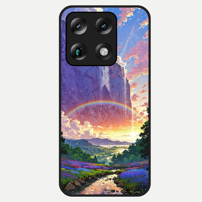  Rainbow Valley Dream Glass Case For Moto Signature back cover – full design glossy printed glass finish