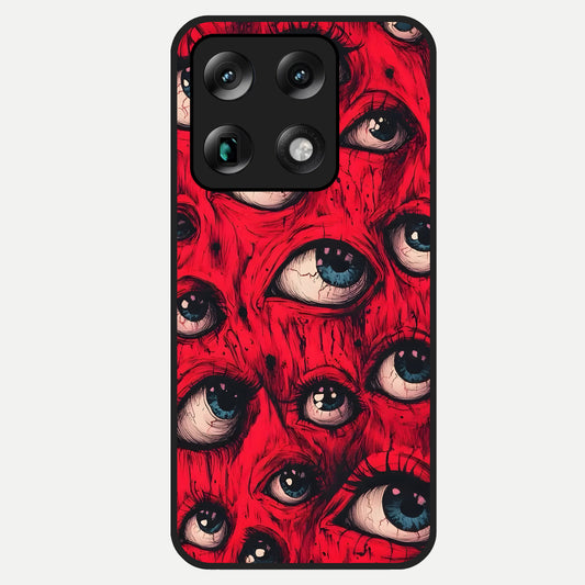  Red Eyes Pattern Glass Case For Moto Signature back cover – full design glossy printed glass finish