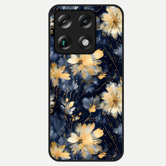  Royal Petal Dream Glass Case For Moto Signature back cover – full design glossy printed glass finish