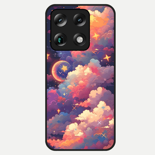  Starlit Dream Clouds Glass Case For Moto Signature back cover – full design glossy printed glass finish