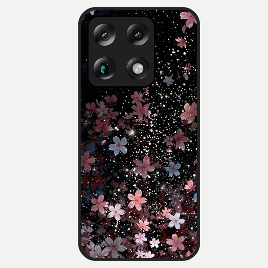  Starlit Flower Dreams Glass Case For Moto Signature back cover – full design glossy printed glass finish