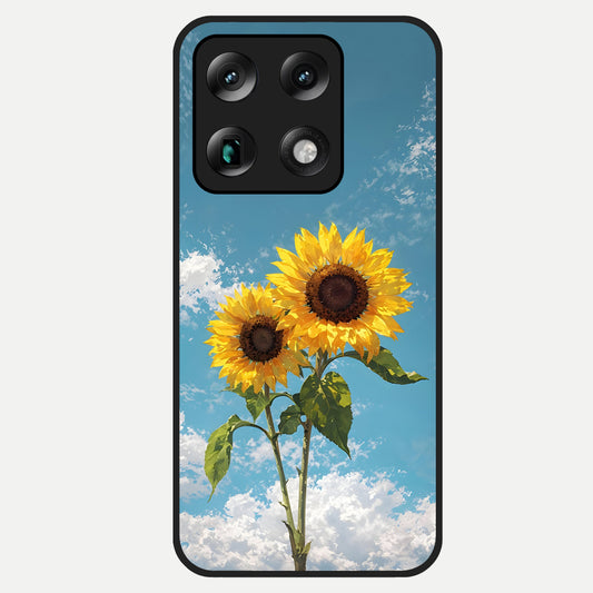  Sunlit Daisy Glow Glass Case For Moto Signature back cover – full design glossy printed glass finish