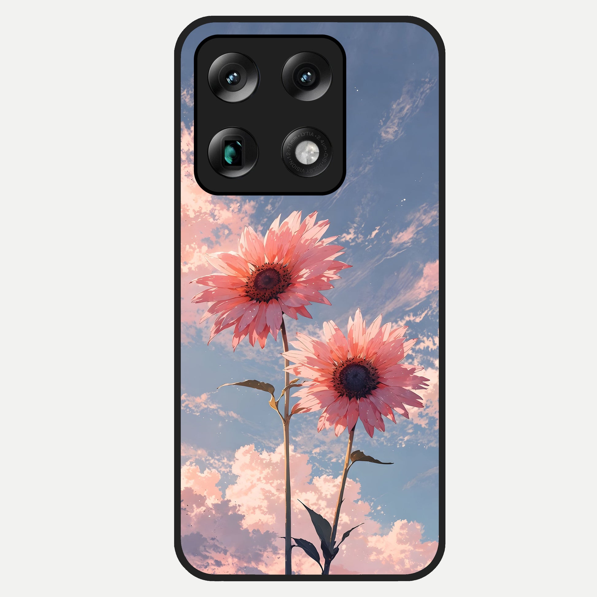  Sun Moon Balance Glass Case For Moto Signature back cover – full design glossy printed glass finish