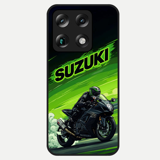  Suzuki Speed Beast Glass Case For Moto Signature back cover – full design glossy printed glass finish