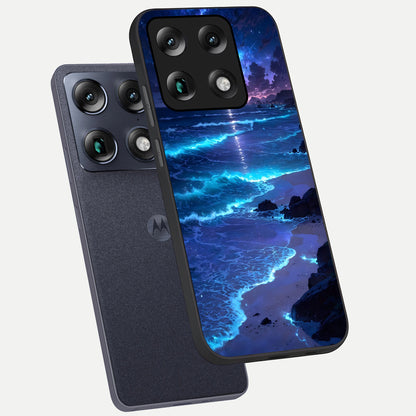  Classic Damn Look phone case For Moto Signature showing premium glass back cover with detailed artwork