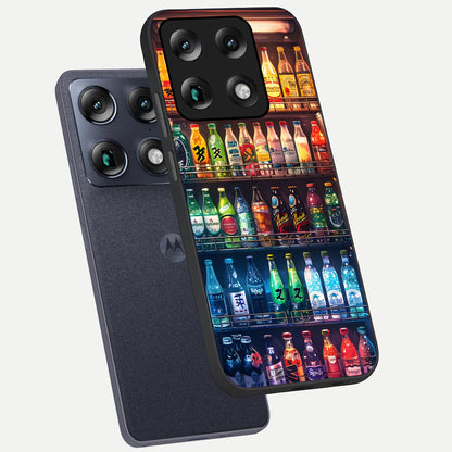  Colorfull Tree phone case For Moto Signature showing premium glass back cover with detailed artwork