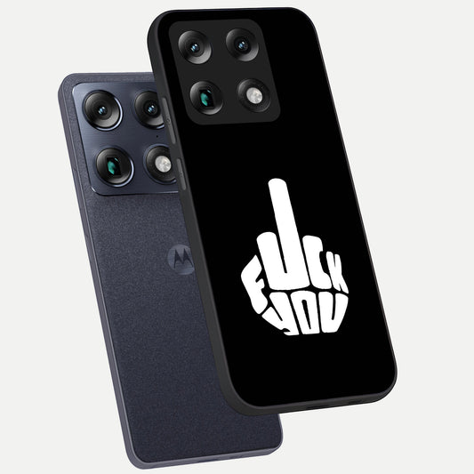  Rebel Mode On phone case For Moto Signature showing premium glass back cover with detailed artwork