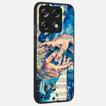 Aesthetic Divider back cover For Moto Signature slim fit glass case with vibrant aesthetic design