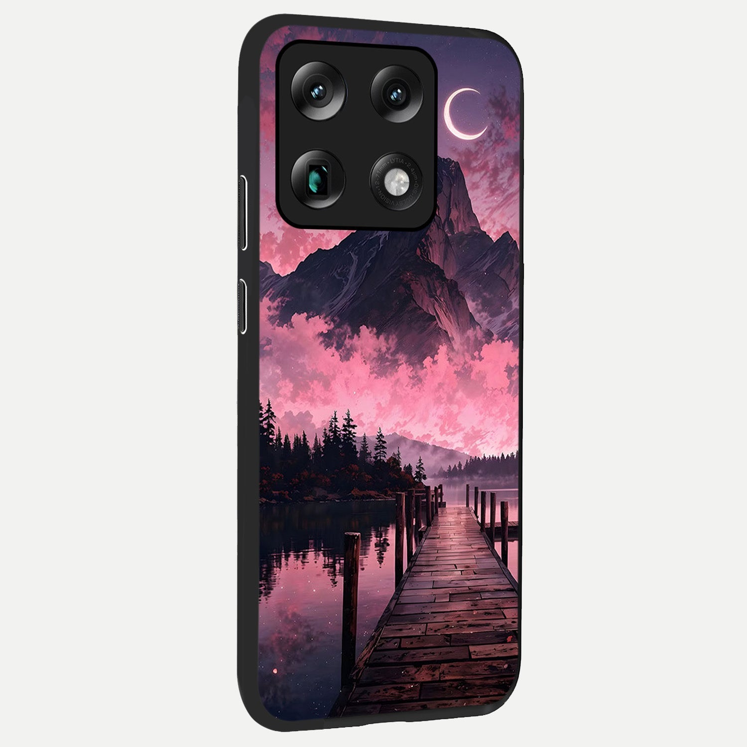  Beautiful Mountain View back cover For Moto Signature slim fit glass case with vibrant aesthetic design