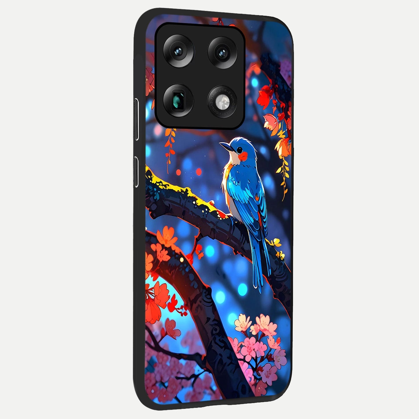 Blooming Water Drift back cover For Moto Signature slim fit glass case with vibrant aesthetic design