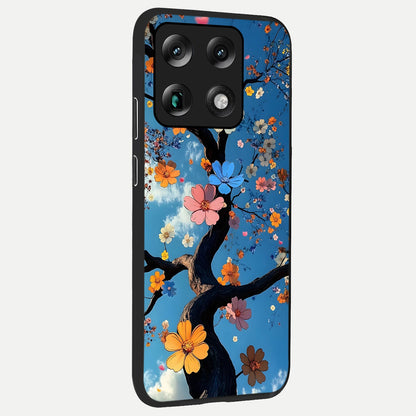 Blossom Dream Sky back cover For Moto Signature slim fit glass case with vibrant aesthetic design