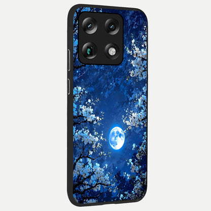  Blossom Moonlight Sky back cover For Moto Signature slim fit glass case with vibrant aesthetic design