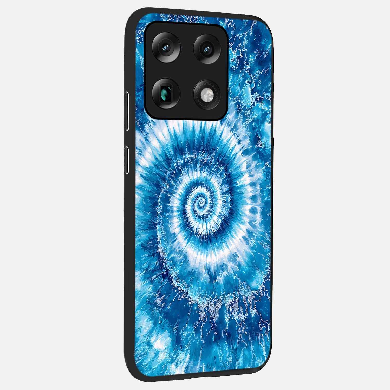  Blue Galaxy Wave back cover For Moto Signature slim fit glass case with vibrant aesthetic design