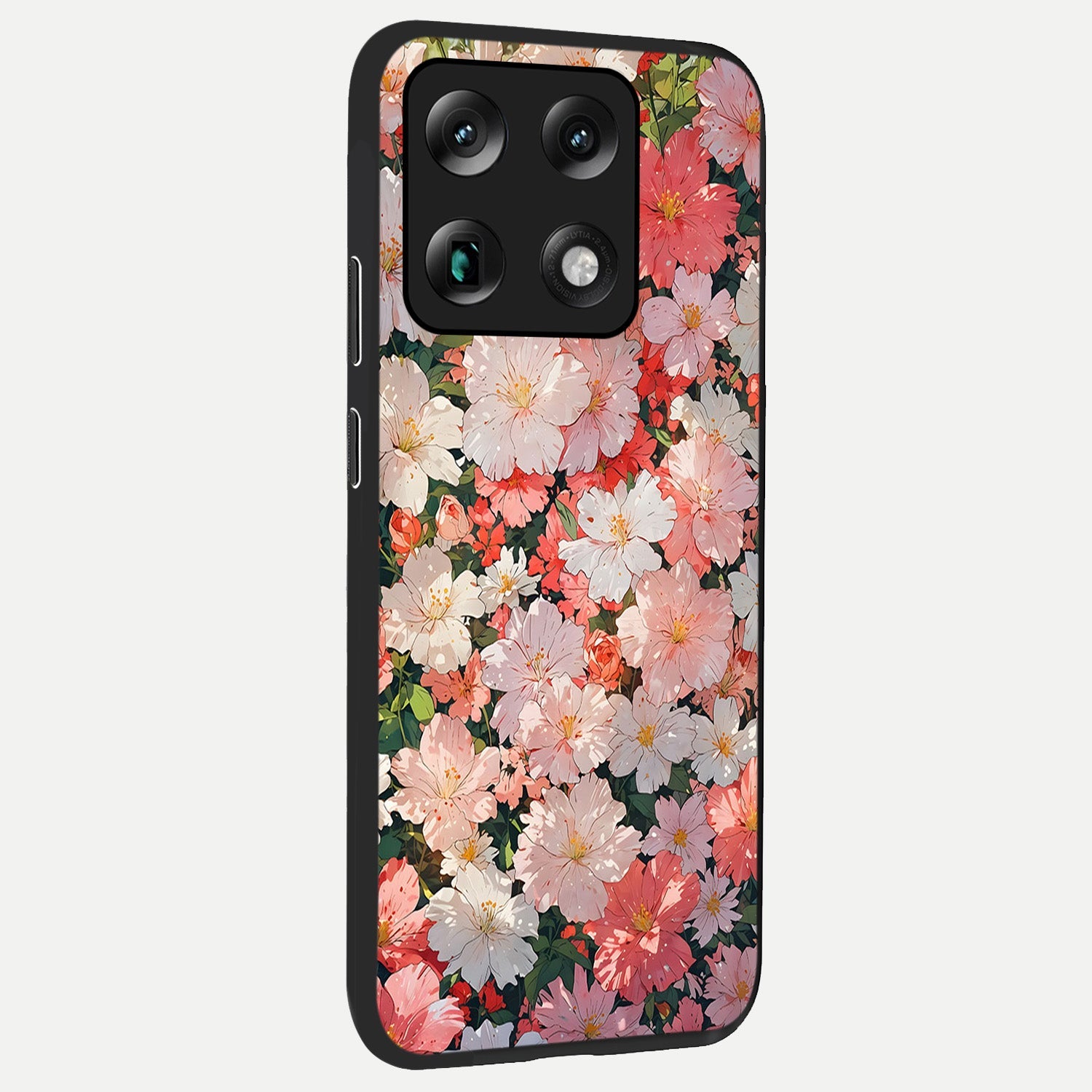  Blush Bloom Field back cover For Moto Signature slim fit glass case with vibrant aesthetic design