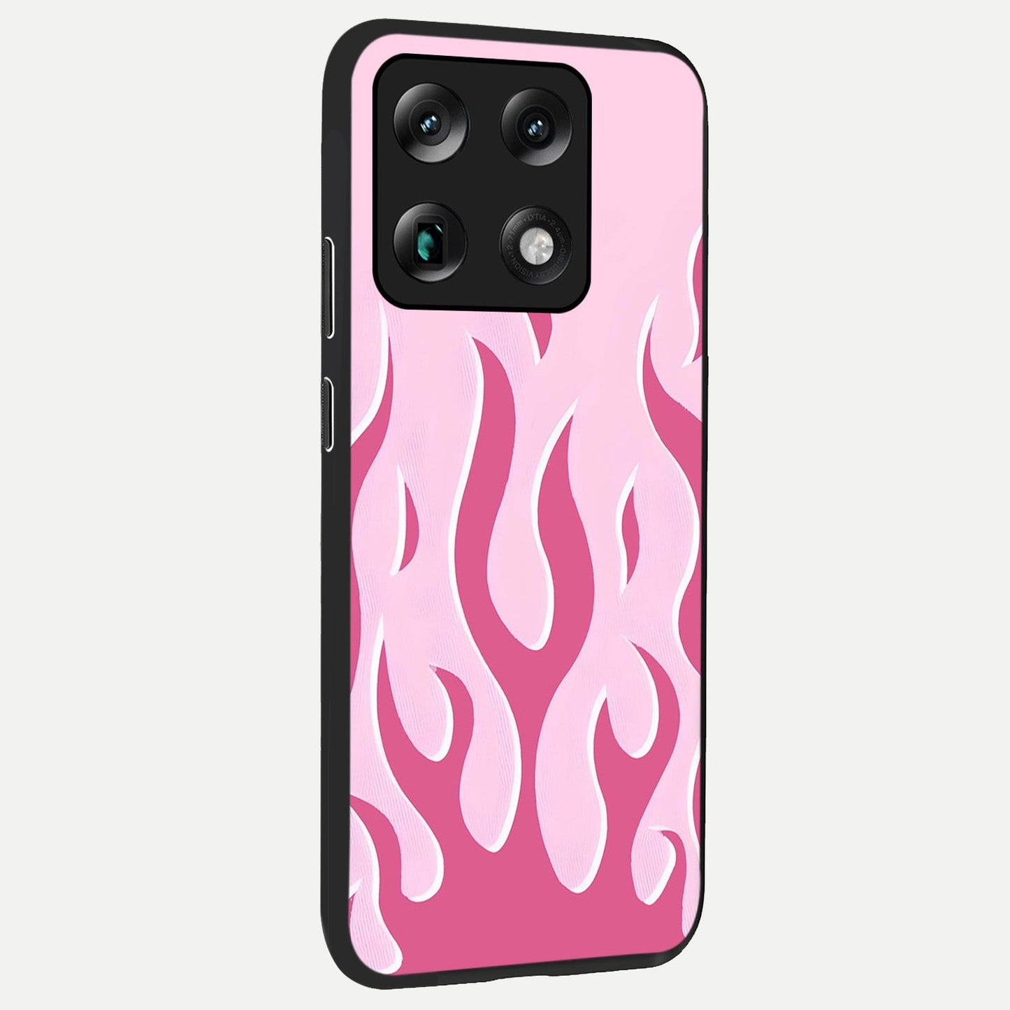  Blush Flame Energy back cover For Moto Signature slim fit glass case with vibrant aesthetic design