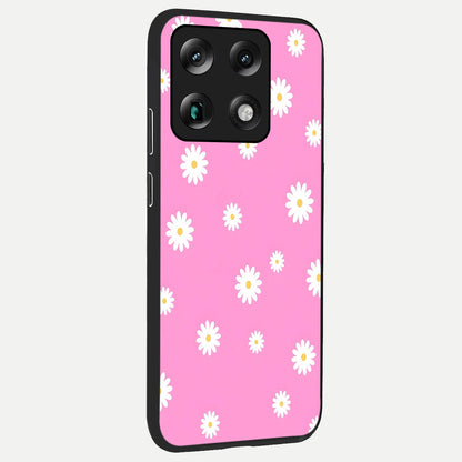  Bubblegum Daisy Pop back cover For Moto Signature slim fit glass case with vibrant aesthetic design