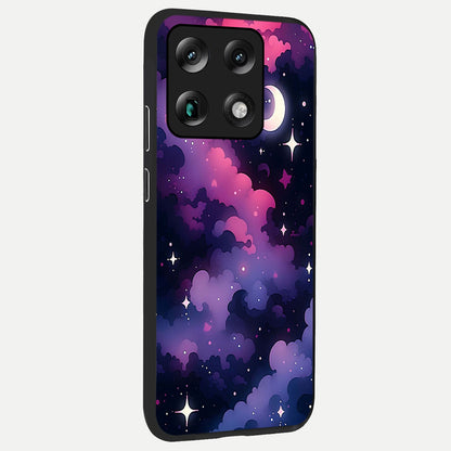  Celestial Moon Magic back cover For Moto Signature slim fit glass case with vibrant aesthetic design