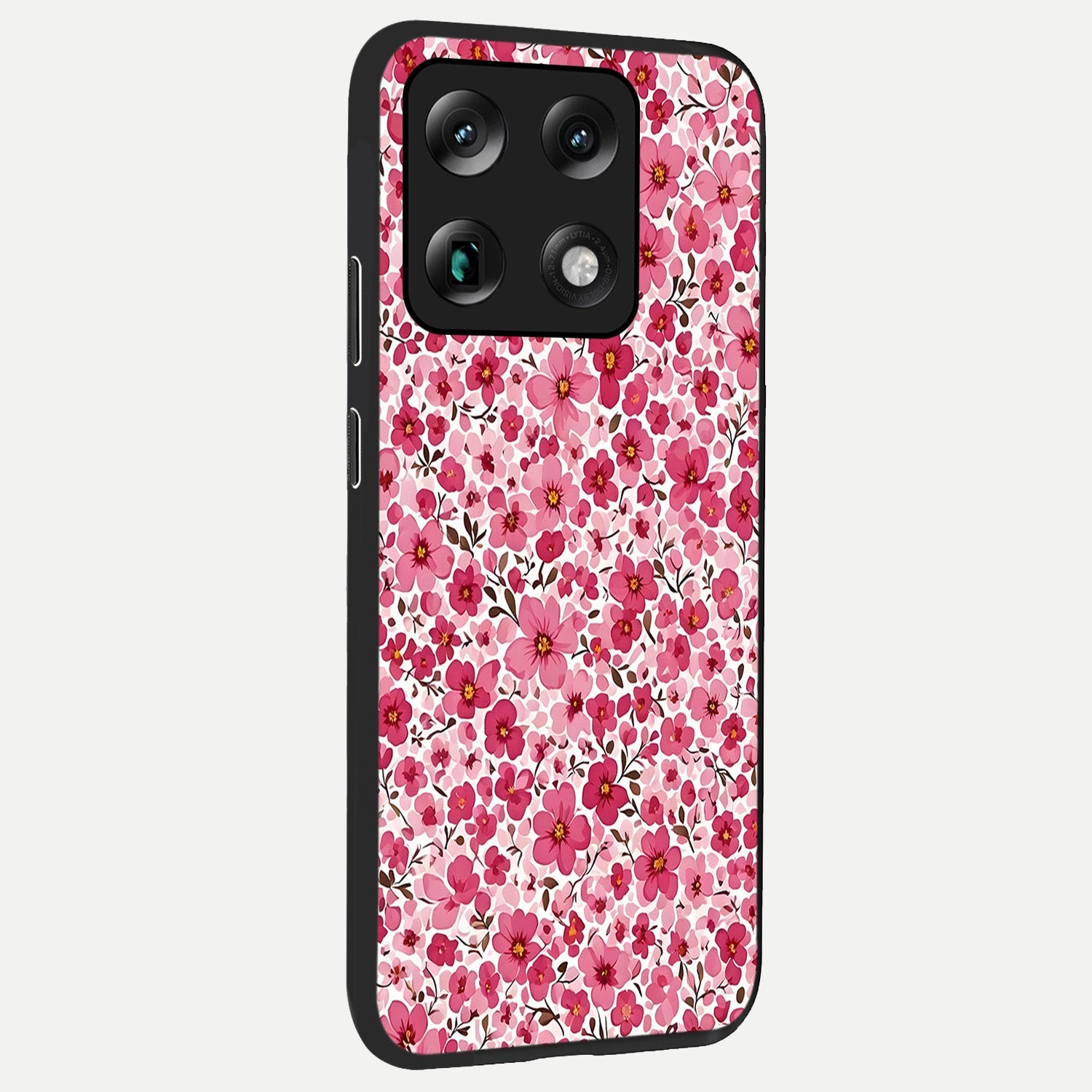  Cherry Blossom Charm back cover For Moto Signature slim fit glass case with vibrant aesthetic design