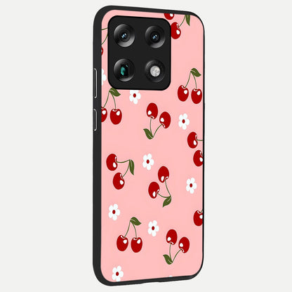  Cherry Love Mood back cover For Moto Signature slim fit glass case with vibrant aesthetic design