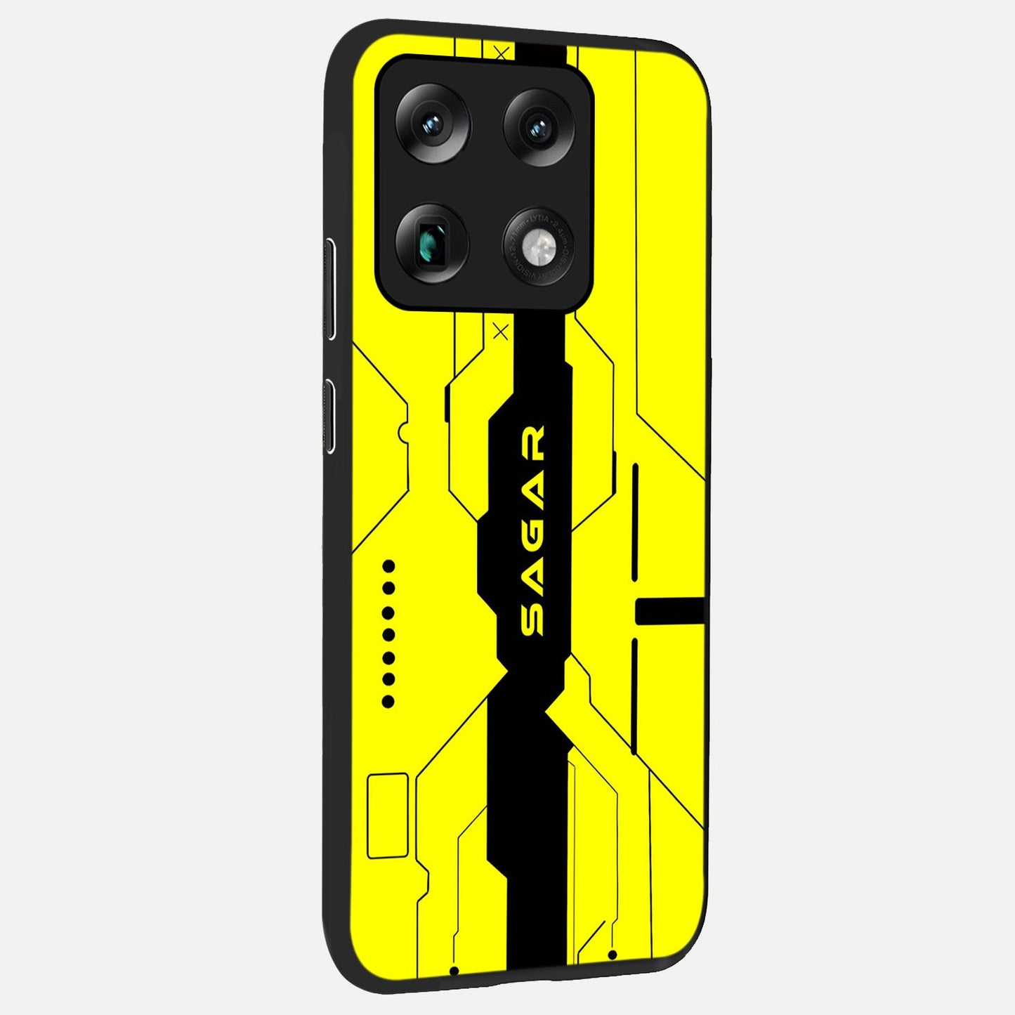  Circuit CYBERPUNK Custom Name back cover For Moto Signature slim fit glass case with vibrant aesthetic design