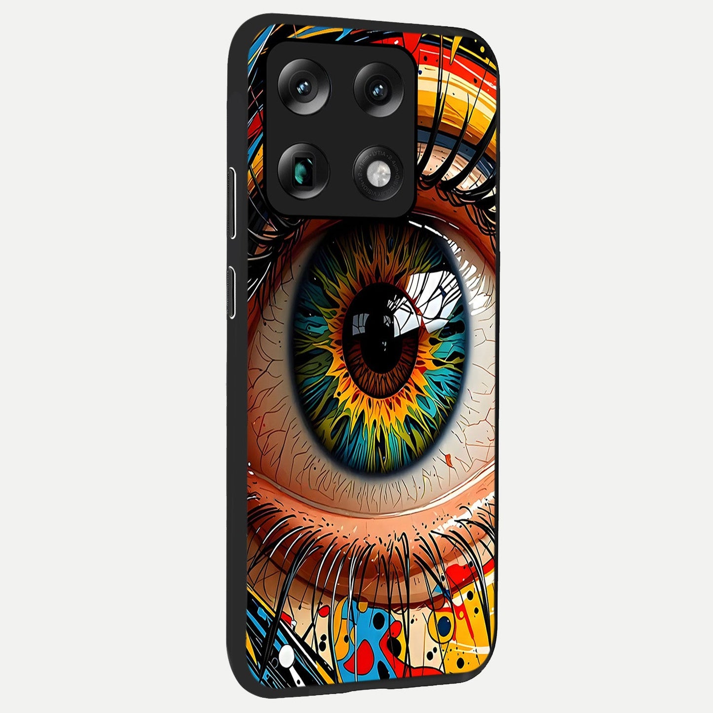  Colorful Eye back cover For Moto Signature slim fit glass case with vibrant aesthetic design