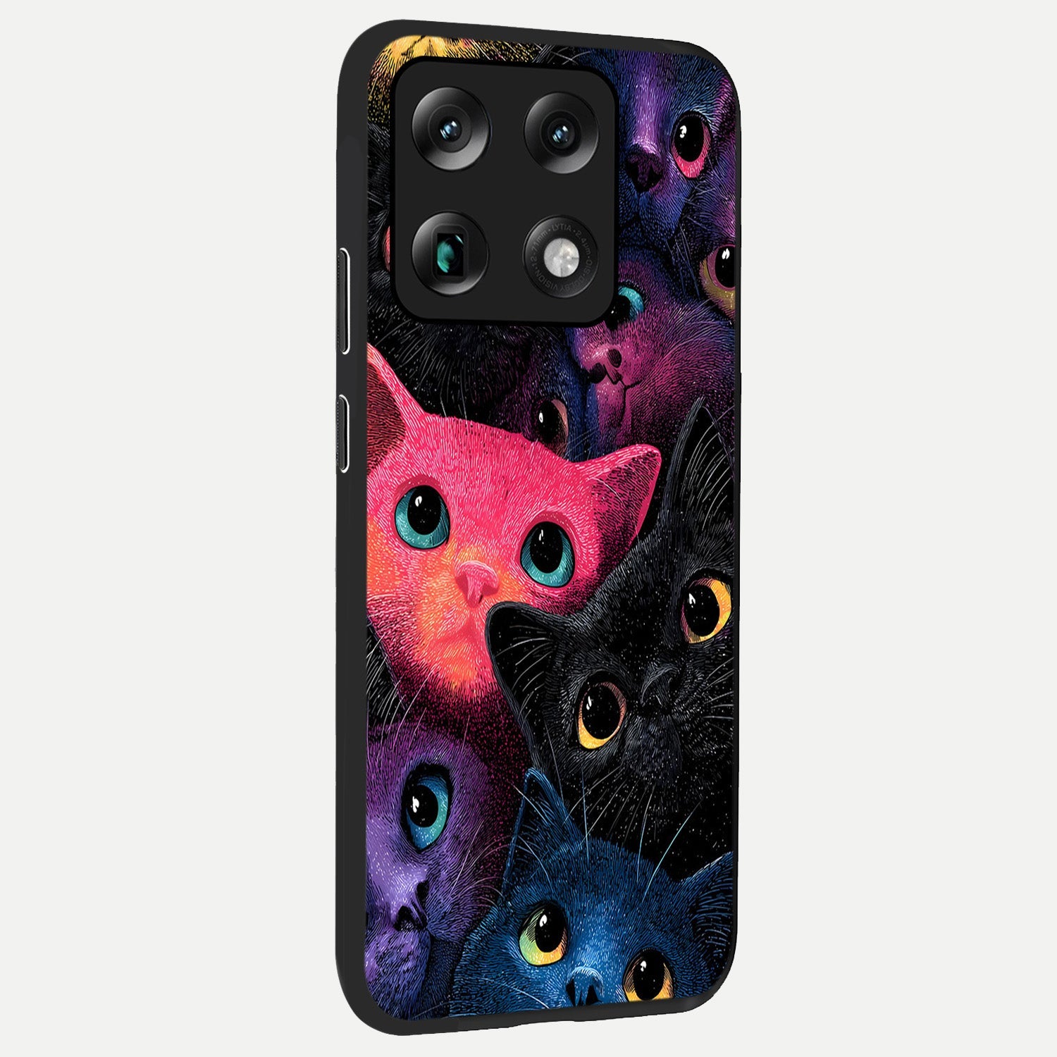  Cosmic Cats Dreams back cover For Moto Signature slim fit glass case with vibrant aesthetic design
