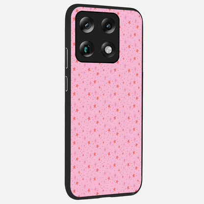  Cosmic Pink Sparkle back cover For Moto Signature slim fit glass case with vibrant aesthetic design