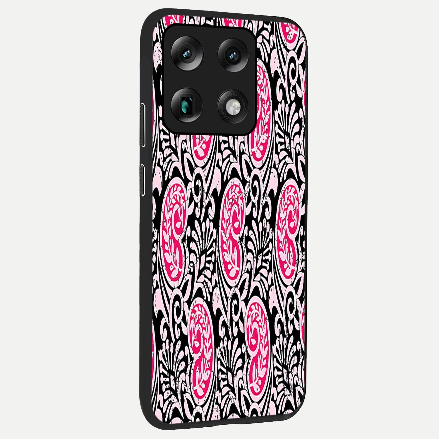  Crimson Paisley Charm back cover For Moto Signature slim fit glass case with vibrant aesthetic design