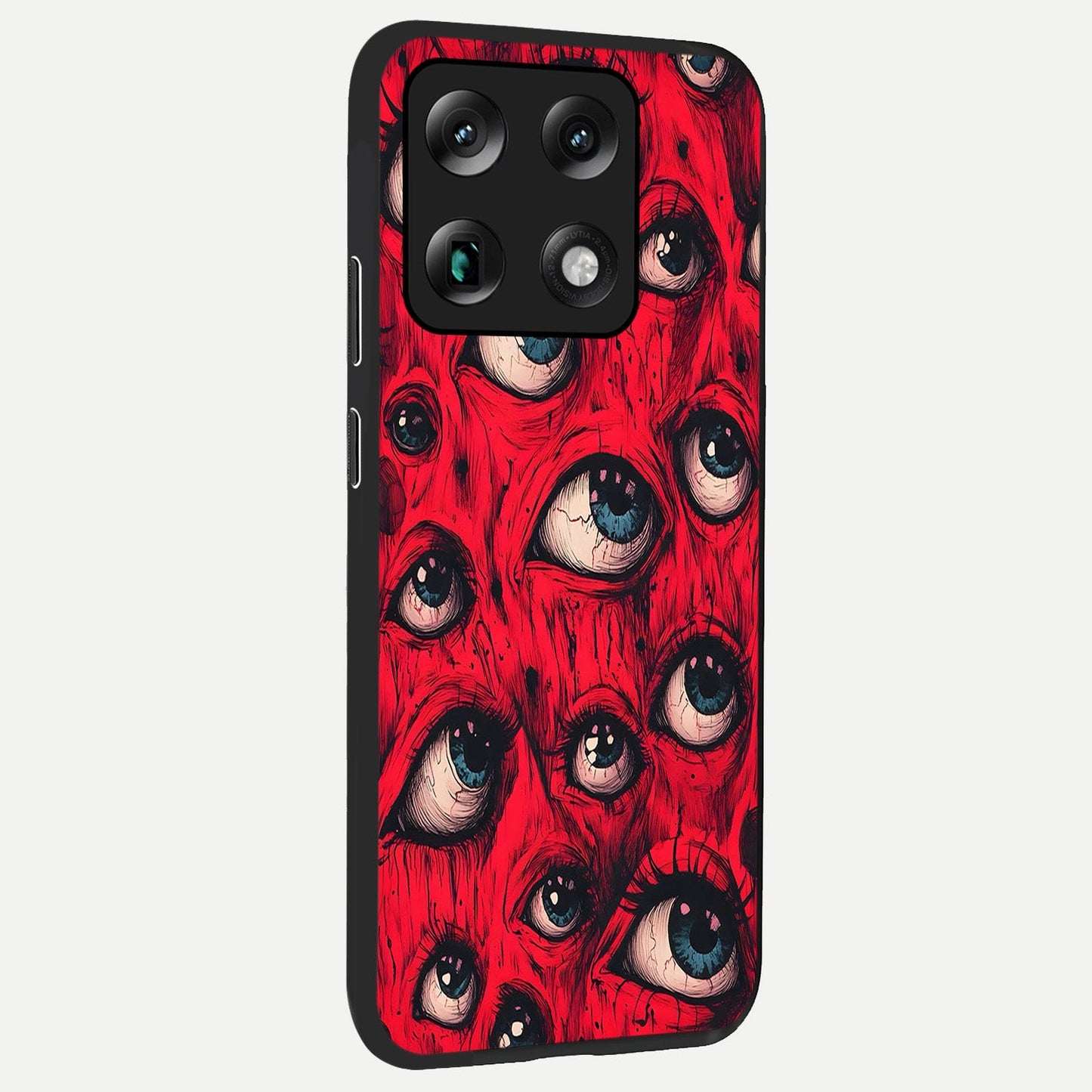  Crimson Watch Eyes back cover For Moto Signature slim fit glass case with vibrant aesthetic design