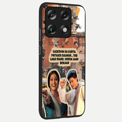  Desi Retro Vibes back cover For Moto Signature slim fit glass case with vibrant aesthetic design