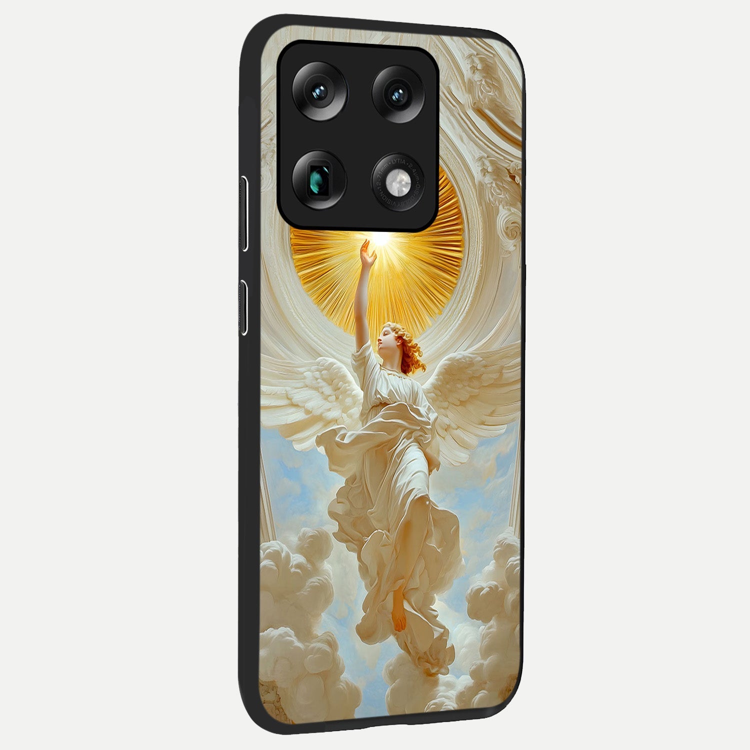  Divine Light Angel back cover For Moto Signature slim fit glass case with vibrant aesthetic design