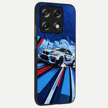  Drift Power Rush back cover For Moto Signature slim fit glass case with vibrant aesthetic design