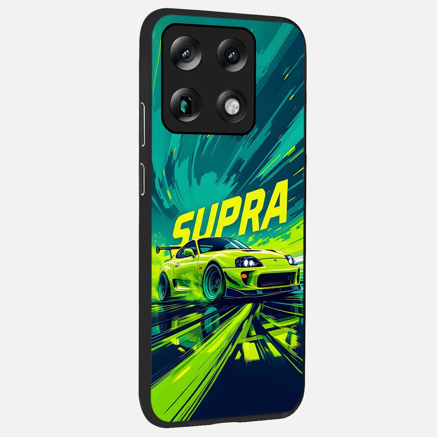 Electric Supra Thunder back cover For Moto Signature slim fit glass case with vibrant aesthetic design