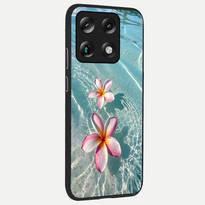  Floating Bloom Bliss back cover For Moto Signature slim fit glass case with vibrant aesthetic design