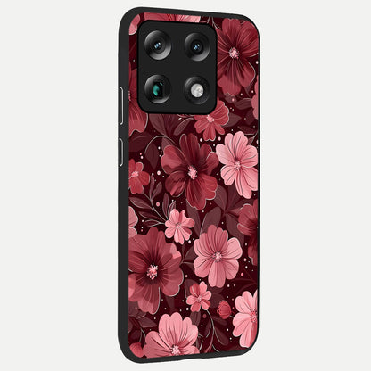  Flower Blush Bloom back cover For Moto Signature slim fit glass case with vibrant aesthetic design