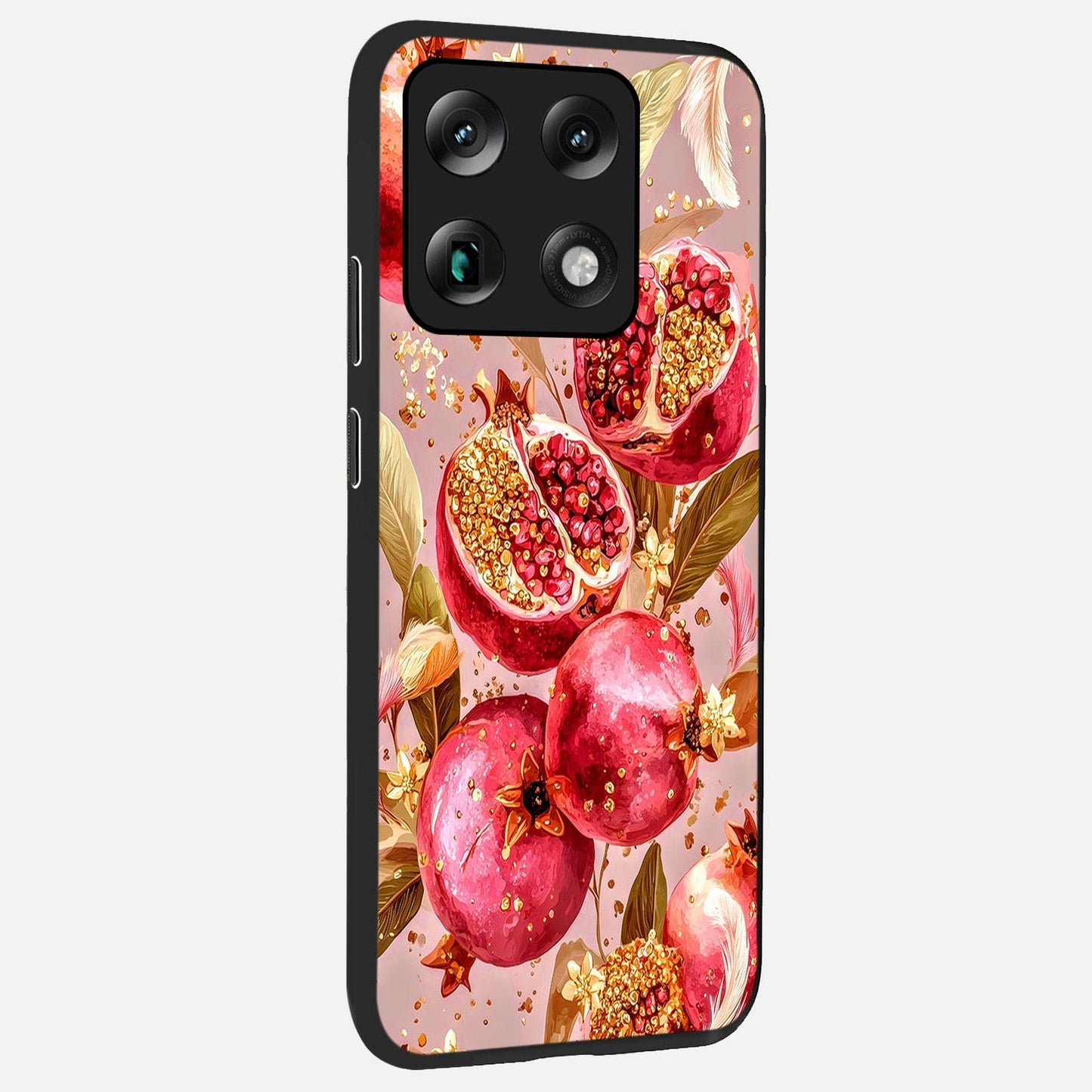  Golden Bloom Glow back cover For Moto Signature slim fit glass case with vibrant aesthetic design