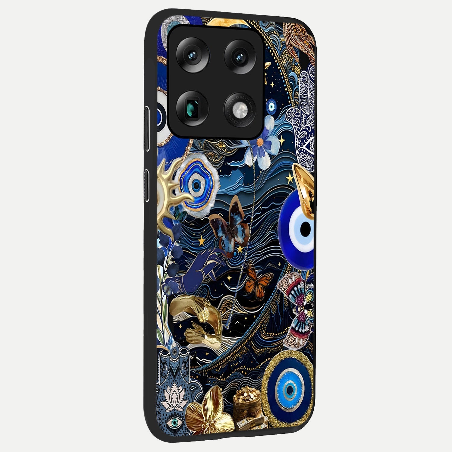  Golden Moon Magic back cover For Moto Signature slim fit glass case with vibrant aesthetic design