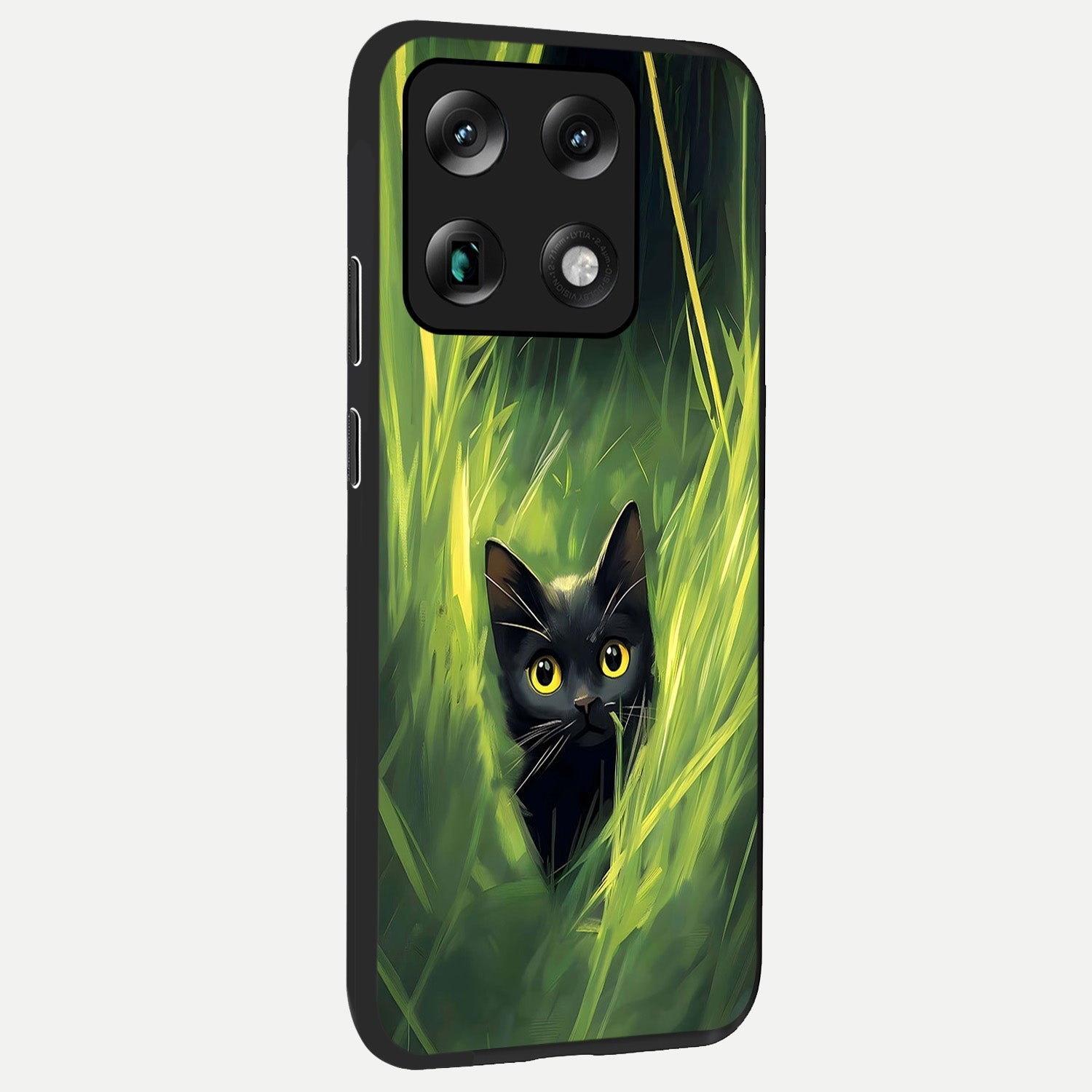  Hidden Cat Whisper back cover For Moto Signature slim fit glass case with vibrant aesthetic design