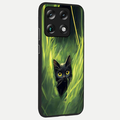  Hidden Cat Whisper back cover For Moto Signature slim fit glass case with vibrant aesthetic design