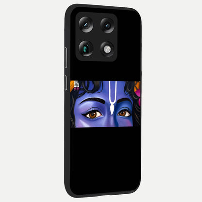  Krishna Eye back cover For Moto Signature slim fit glass case with vibrant aesthetic design