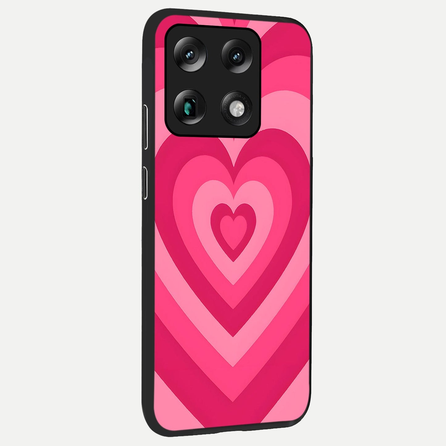  Layered Love Hearts back cover For Moto Signature slim fit glass case with vibrant aesthetic design