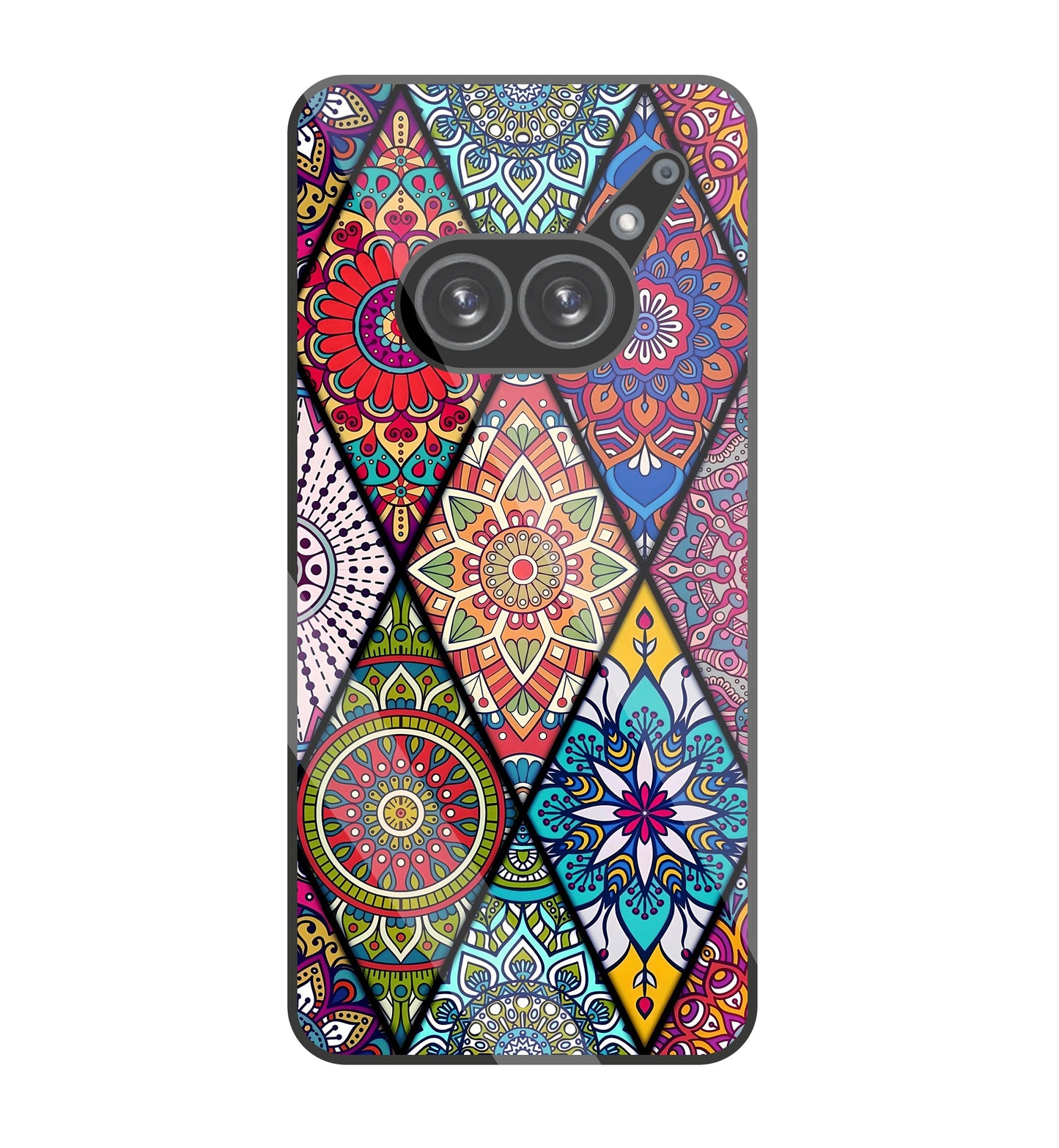 Mandala Patterns Colourful glass Case For Nothing Phone 2A