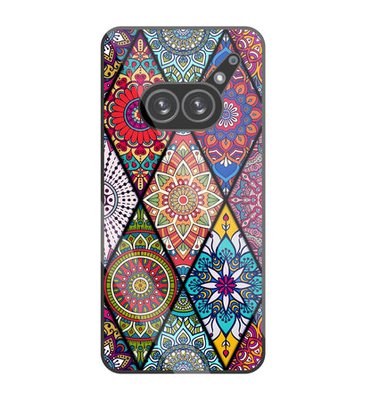 Mandala Patterns Colourful glass Case For Nothing Phone 2A