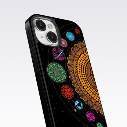 Mandala Patterns Universe glass Case For Nothing Phone 2A