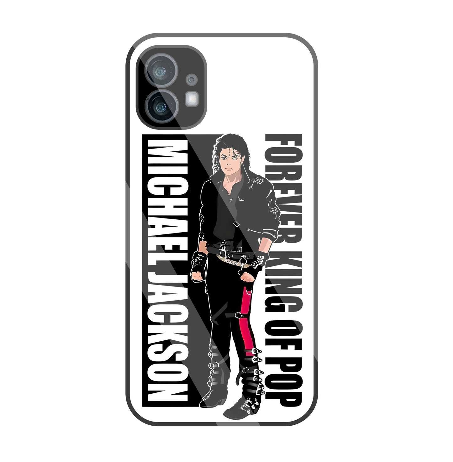 Michael Jackson King Of Pop Glass Case For Nothing Phone 1