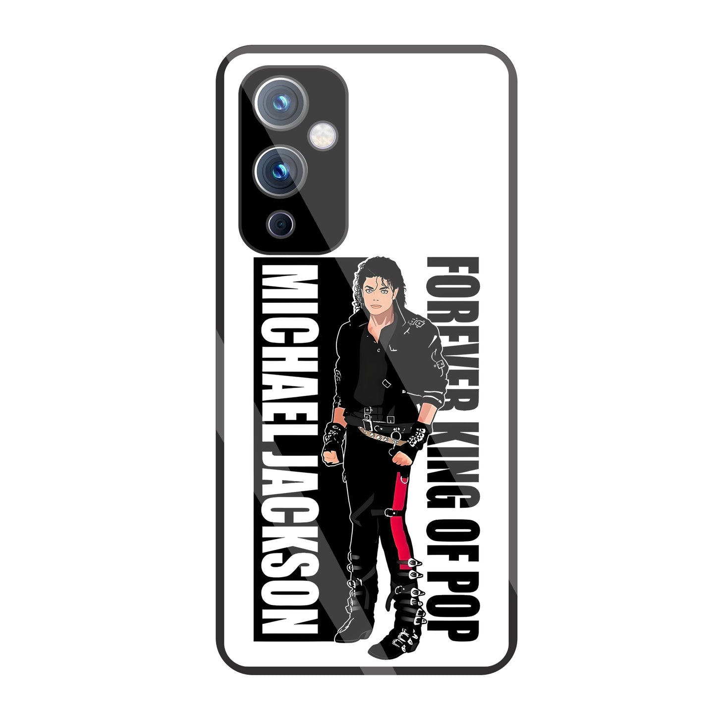 Michael Jackson King Of Pop Glass Case For OnePlus 9