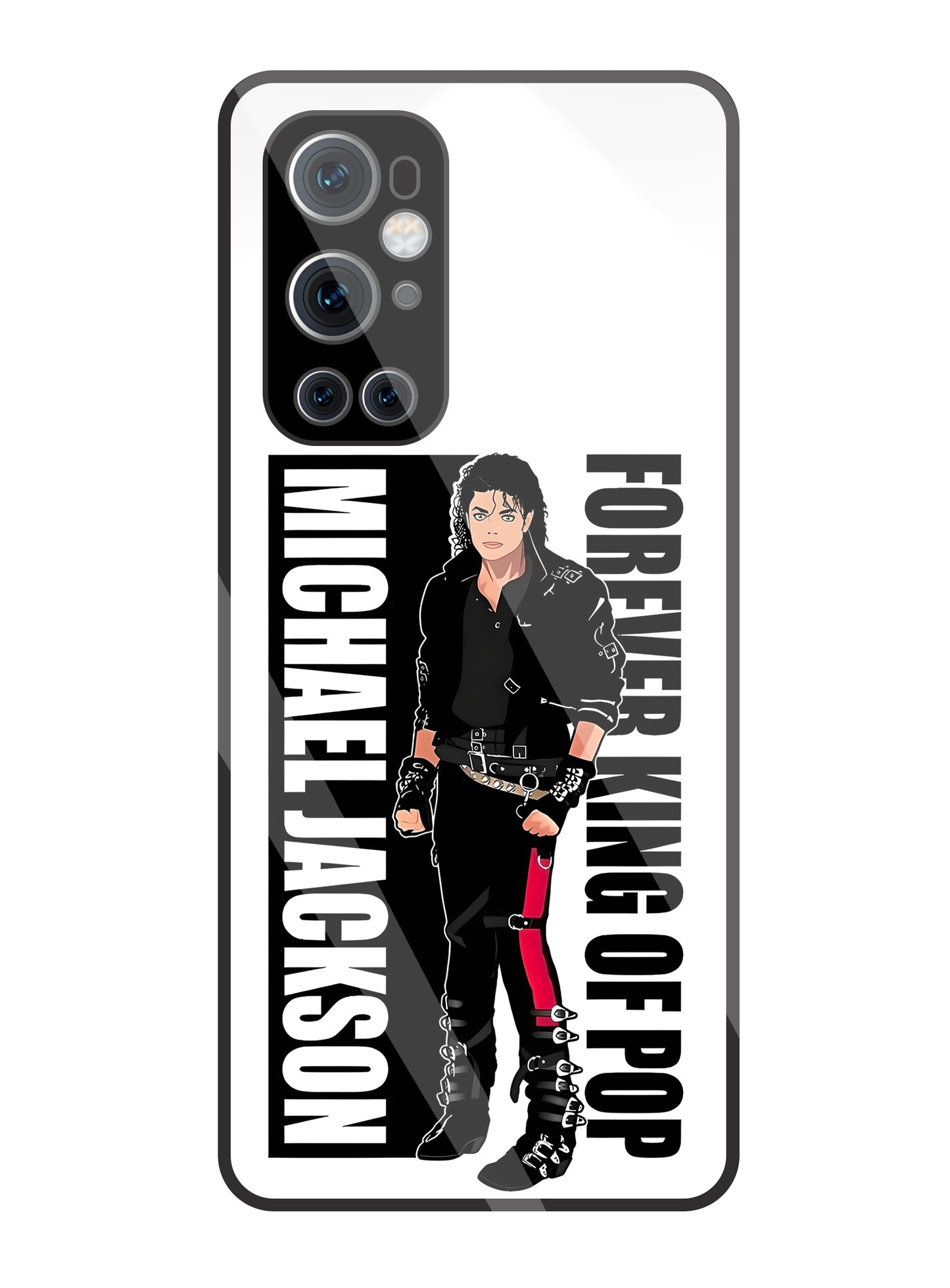 Michael Jackson King Of Pop Glass Case For OnePlus 9 Pro